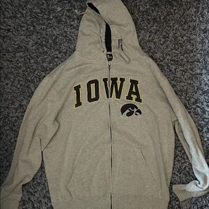 Colosseum Gray Hoodie with Black Accents